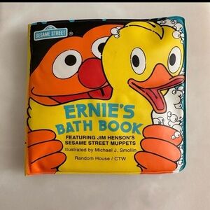 Sesame Street Ernie's Bath Book-waterproof-collectors